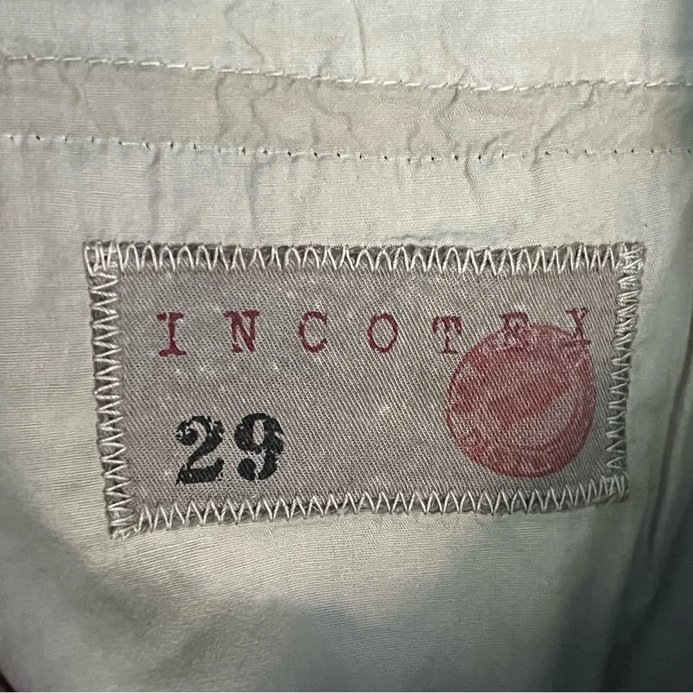 Incotex RED Women's Sz 29x31 100% Cotton BEIGE Straight Leg Chino Khaki Pants - Picture 8 of 16